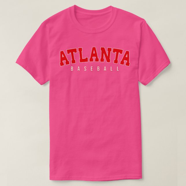 Camiseta Atlanta Baseball TSirt (Frente do Design)