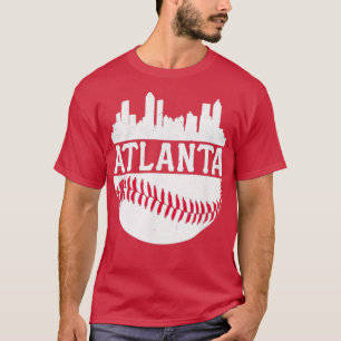 Camiseta Atlanta Baseball Vintage ATL Skyline Brave Retro G