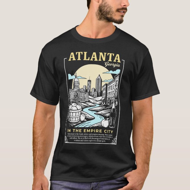 Camiseta Atlanta City Georgia In The Empire City (Frente)
