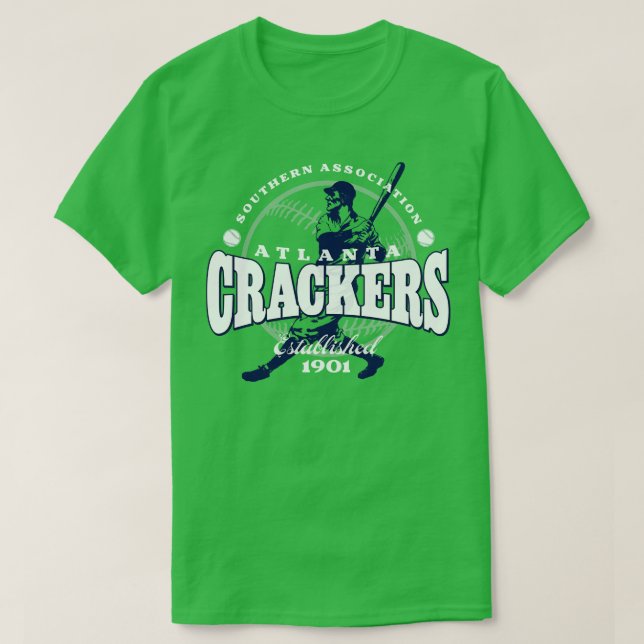 Camiseta Atlanta Crackers Baseball (Frente do Design)