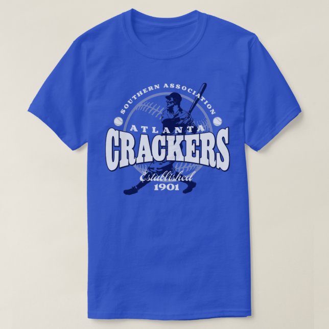 Camiseta Atlanta Crackers Baseball (Frente do Design)