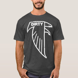 Camiseta Atlanta Falcons Sujos Aves Vintage amigos