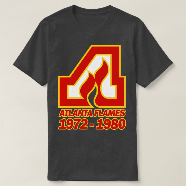 Camiseta Atlanta Flames 1972 1980 TShirt (Frente do Design)