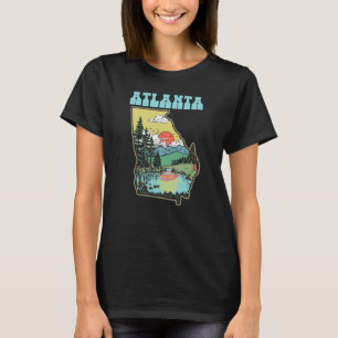 Camiseta Atlanta Georgia Outdoor Nature Vintage Estado Prim