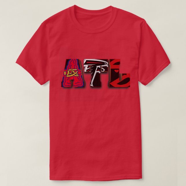 Camiseta Atlanta Sports Teams ATL (Frente do Design)