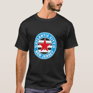 Camiseta Atlantic City Nova Jersey EUA Estados Unidos Améri