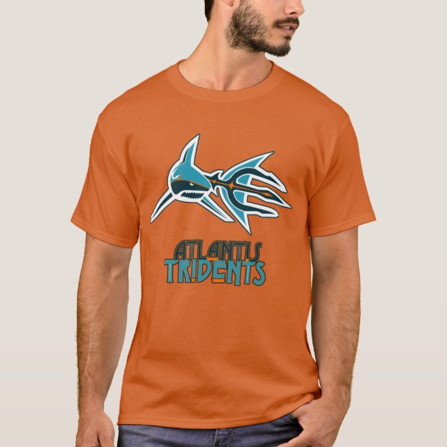Camiseta Atlantis Tridents Orange Shirt (Frente)