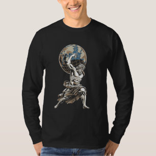 Camiseta Atlas Antiguamente Mito Grego Grécia Grega Mito