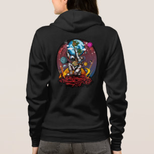Camiseta Atlas Astronauta Segurando a Terra Marte Galáxia C