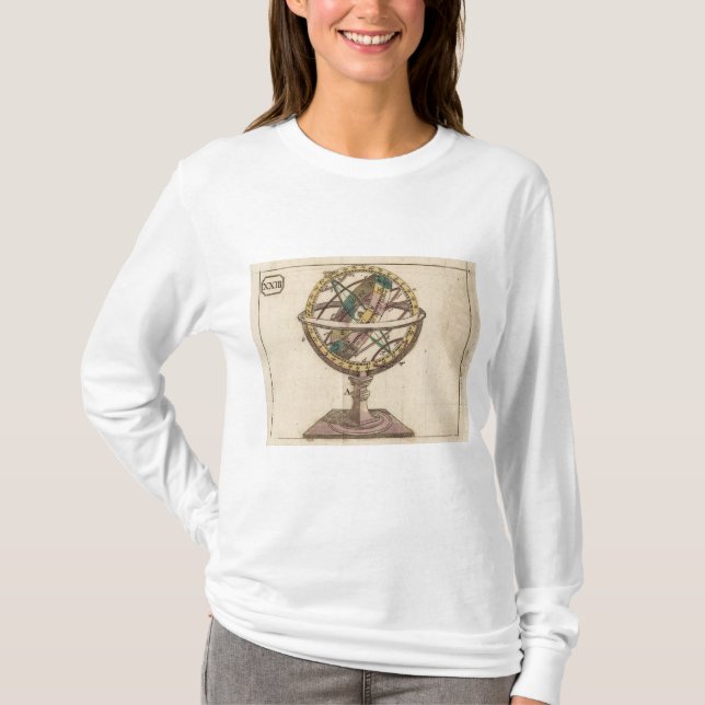 Camiseta Atlas de mundo 2 (Frente)