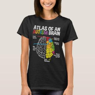 Camiseta Atlas de um Quebra-cabeça de fita do Mês do Cér