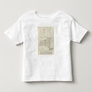 Camiseta Atlas dos Estados de Nova Iorque