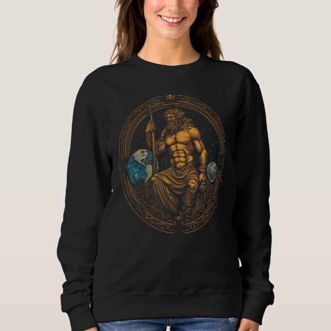 Camiseta Atlas Greek Mythology Titan God (Frente)