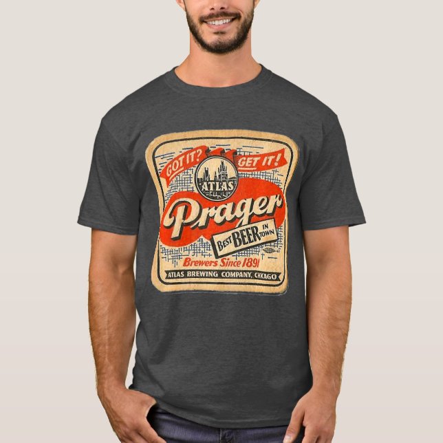 Camiseta Atlas Prager Beer (Frente)
