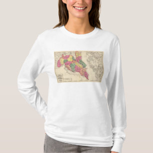 Camiseta Atlas topográfico dos condados 6 de Maryland