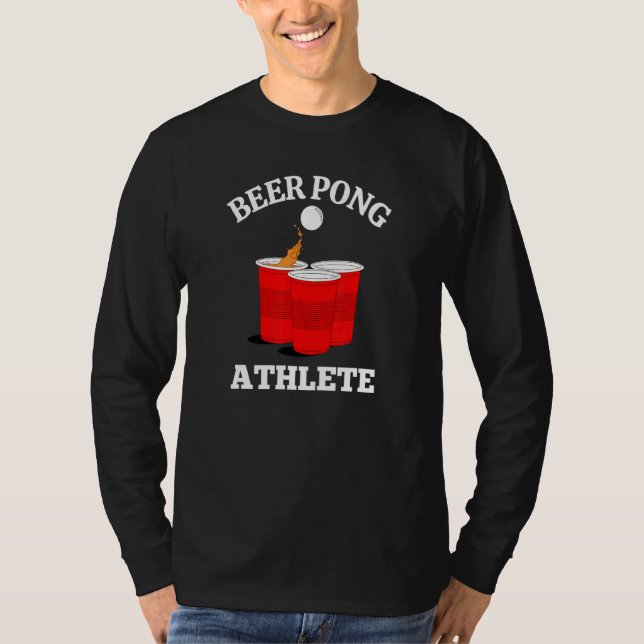 Camiseta Atleta Beer Pong (Frente)