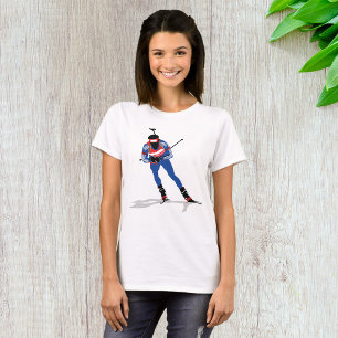 Camiseta Atleta Biathlon Em Skis