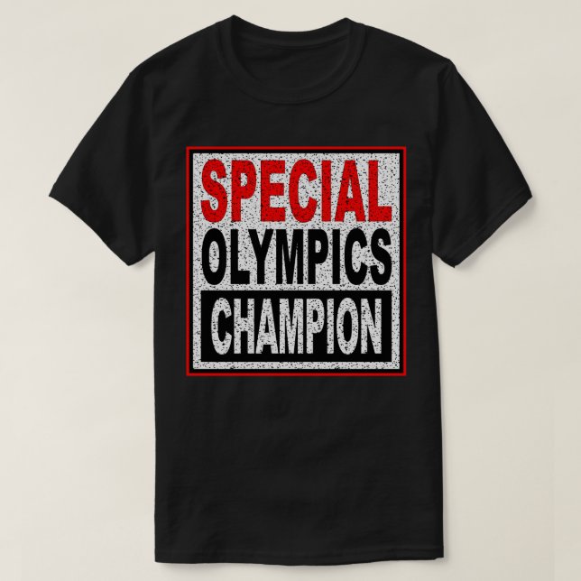 Camiseta atleta campeã dos Jogos Olímpicos Especiais (Frente do Design)