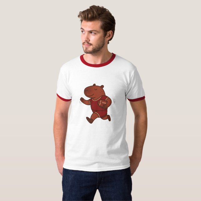 Camiseta atleta capybara esportiva capybara (Frente Completa)