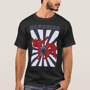 Camiseta Atleta de Treinamento Marcial Dançarino da Capoeir