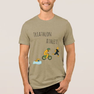 Camiseta Atleta de triatlo
