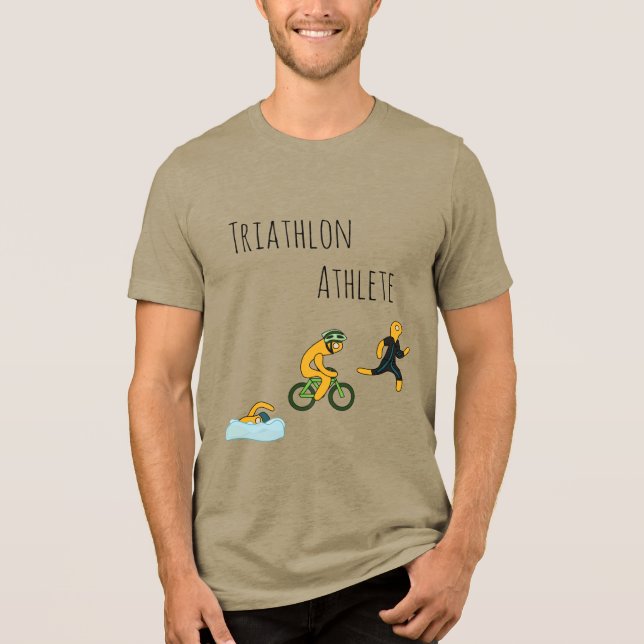 Camiseta Atleta de triatlo (Frente)