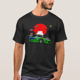Camiseta Atleta desportiva japonesa Perfeito para a deriva