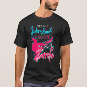 Camiseta Atleta Nunca Subestime Uma Menina Que Conhece Kara