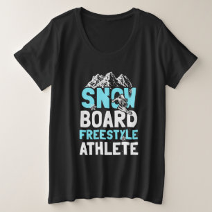 Camiseta Atleta Snowboard Freestyle