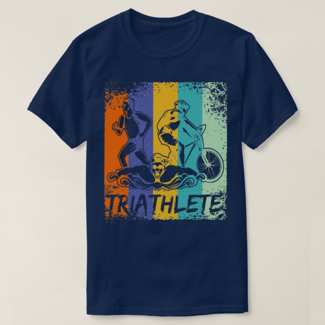 Camiseta Atleta Triathlon Run Bike Natação Elite Athlete (Frente do Design)