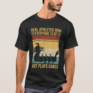 Camiseta Atletas da Corrida de Barcos Dragões Correm Todos