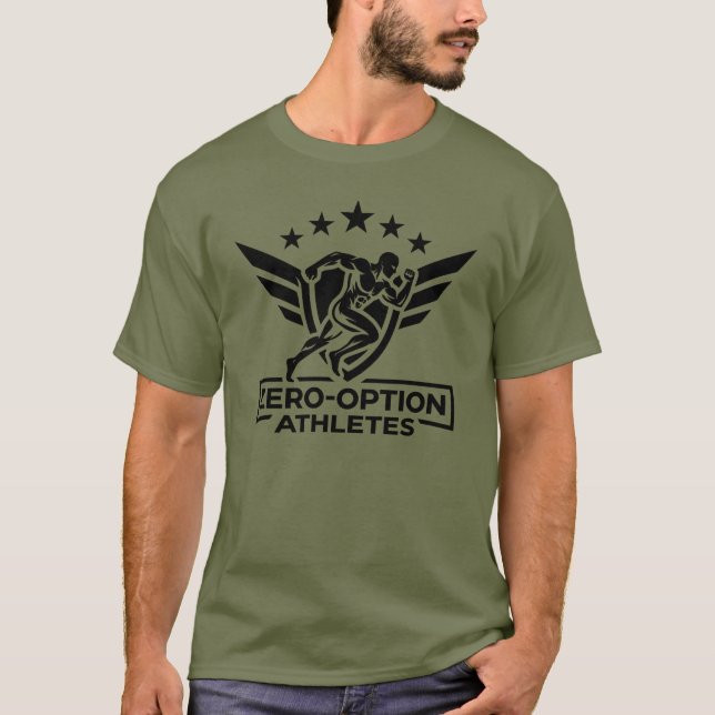 Camiseta Atletas de Opção Zero (Frente)