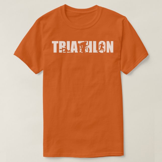 Camiseta Atletas do Triathlon (Frente do Design)