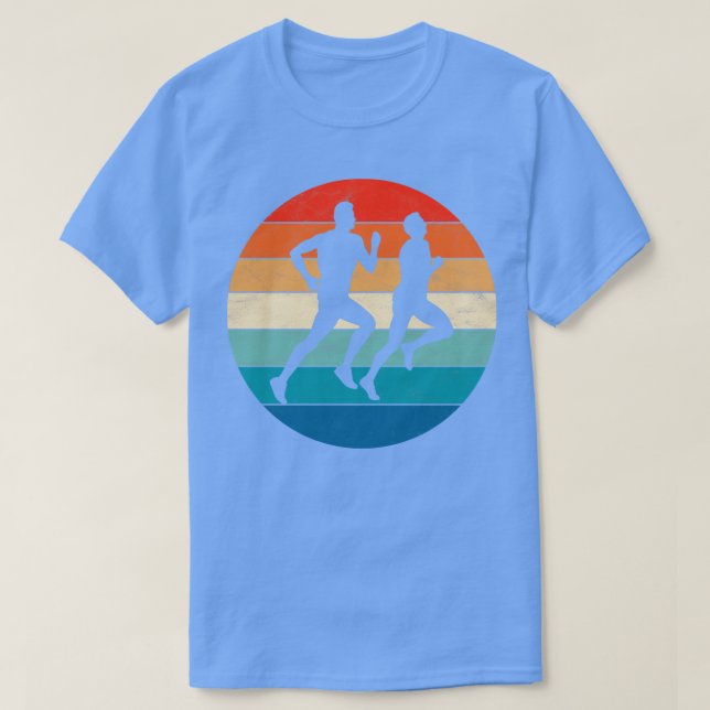 Camiseta Atletas em Execução (Frente do Design)
