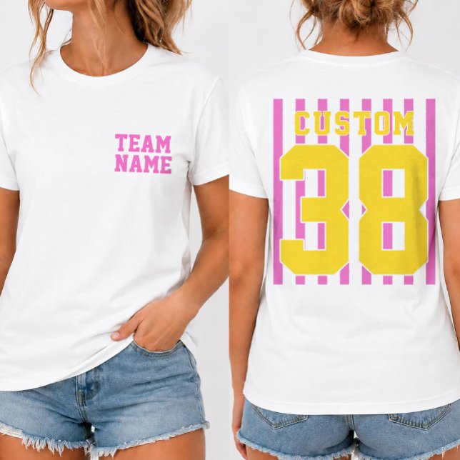Camiseta Atlética Número Nome da Equipe Personaliz (Criador carregado)