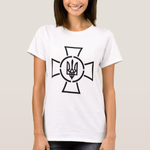 Camiseta Ato Cruz Tryzub Ucrânia Volodymyr Zelensky Presidê