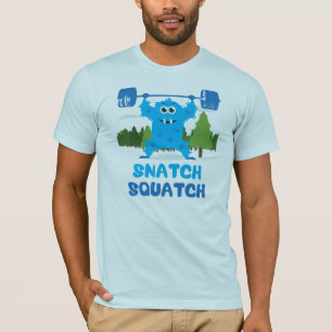 Camiseta Ato de agarrar Squatch