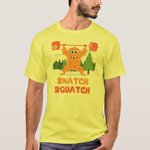 Camiseta Ato de agarrar Squatch