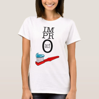 Camiseta ATO de Impro - escova de dentes