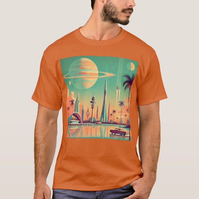 Camiseta Atomic Futuristic New Florida (Frente)