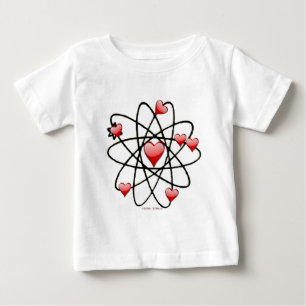 Camiseta Atomic Valentine Corações Vermelhos