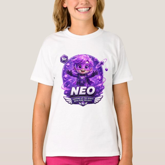 CAMISETA ÁTOMO DE NEÔNIO (Frente)