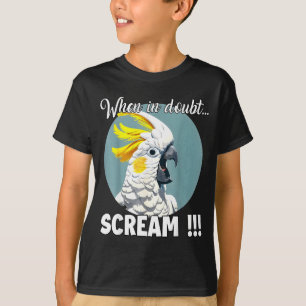 Camiseta Atoo Meme T, Gritando engraçado Atoo crestado de e