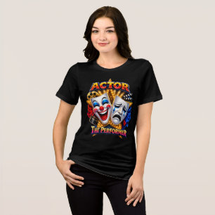 Camiseta Ator - A Performer Bella+Canvas Feminino Escuro