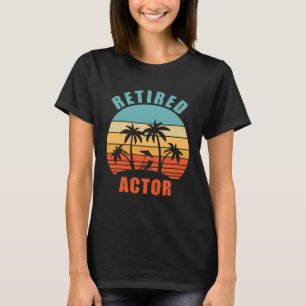 Camiseta Ator Aposentado Agindo Feliz Reforma