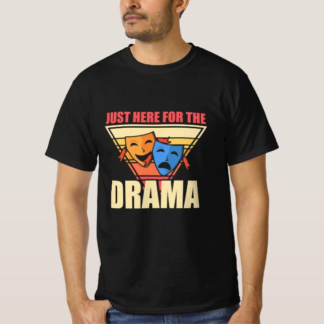 Camiseta Ator Aqui Para O Drama (Frente)