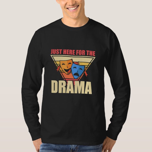 Camiseta Ator Aqui Para O Drama (Frente)