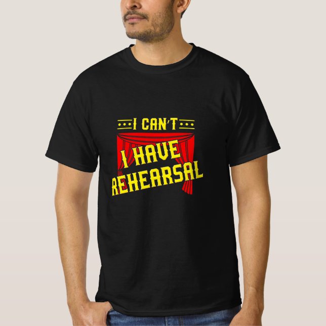 Camiseta Ator com ensaio (Frente)