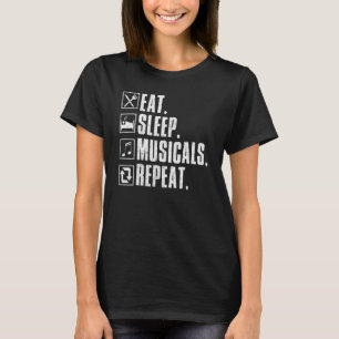 Camiseta Ator de Atriz do Teatro de Vida Musical em Ação