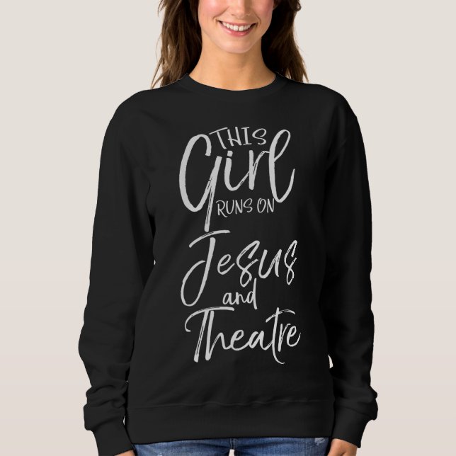 Camiseta Ator de Teatro Bonito Presente Esta Garota Executa (Frente)